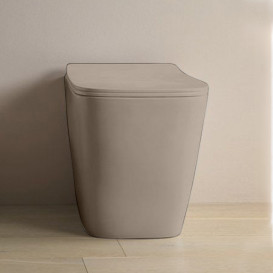 Унитаз напольный ArtCeram A16 безободковый 36х52,5 см керамика бежевый ASV004 41;00