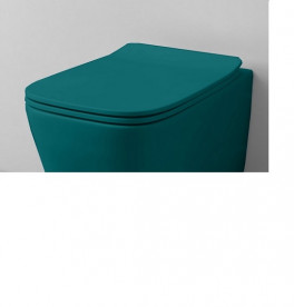 Унитаз напольный ArtCeram A16 безободковый 36х52,5 см керамика зеленый ASV004 43;00