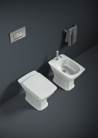 Унитаз напольный Artceram Civitas 36х54 см керамика белый CIV003 01;00