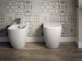 Унітаз підлоговий ArtCeram Faster 37х53 см білий глянсовий FSV005 01; 00