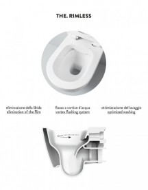 Унітаз підлоговий ArtCeram File 2.0 37х53 см червоний корал FLV005 14; 00