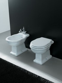 Унітаз підлоговий ArtCeram Hermitage 36х53 см білий глянсовий HEV002 01; 00