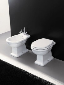 Унитаз напольный ArtCeram Hermitage 36х53 см белый глянцевый HEV003 01;00