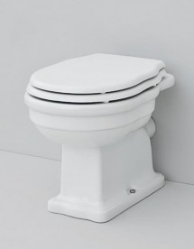 Унитаз напольный ArtCeram Hermitage 36х53 см белый глянцевый HEV003 01;00