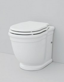 Унітаз підлоговий ArtCeram Hermitage 36х55 см білий глянсовий HEV005 01; 00