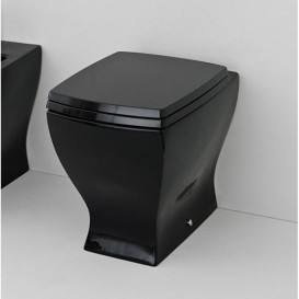 Унітаз підлоговий ArtCeram JAZZ 36х54 см чорний глянсовий JZV002 03; 00