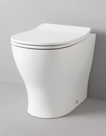 Унитаз напольный ArtCeram Ten 36х52 см санфарфор белый глянцевый TEV002 01;00