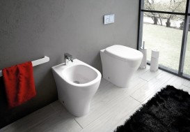 Унитаз напольный ArtCeram Ten 36х52 см санфарфор белый глянцевый TEV002 01;00