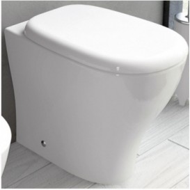 Унитаз напольный ArtCeram Ten 36х52 см санфарфор белый глянцевый TEV002 01;00