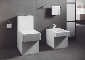 Унітаз підлоговий безободковий Grohe Cube Ceramic без бачка і сидіння білий 3948400H