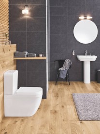Унітаз підлоговий безободковий Grohe Euro Ceramic без бачка і сидіння альпін-білий 39338000