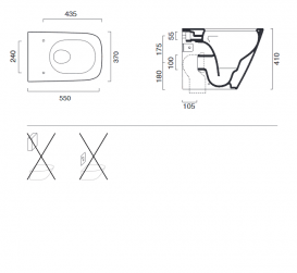 Унитаз напольный Catalano Green NewFlush керамика белый глянцевый 1VP55RGR00