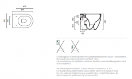 Унітаз підлоговий Catalano Sfera безободковий 35х54 см кераміка білий 1VPS54R00