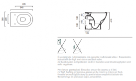 Унітаз підлоговий Catalano Sfera Eco безободковий 35х54 см кераміка білий 1VPS54RECO00