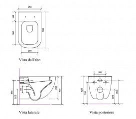 Унитаз подвесной Galassia Plus Design керамика белый 6111
