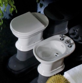 Унітаз підлоговий Hatria Dolcevita з сидінням з кришкою Soft Close білий YXXP01 + YXXR