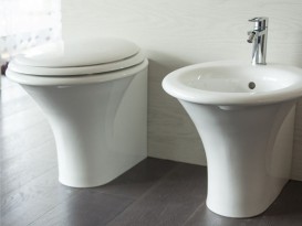 Унітаз підлоговий Hatria Sculture 40х60 см з кришкою Soft Close санфарфор білий Y0RT