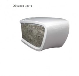 Унітаз підлоговий Hidra Hi-Line 38х54,5 см санфаянс білий/сірий HI10 100 ceppo di gre