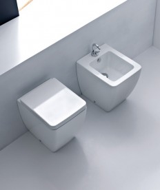 Унітаз підлоговий Kerasan Ego з кріпленням білий 321401