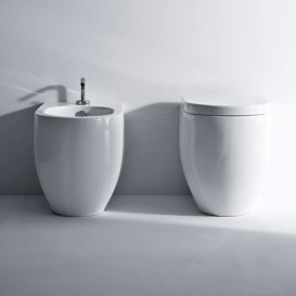 Унітаз підлоговий Kerasan Flo з кріпленням білий 311601