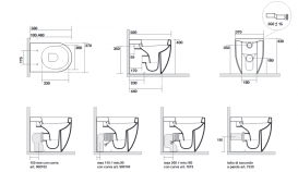 Унитаз напольный Kerasan Flo с крепежом белый матовый 311830