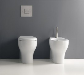 Унітаз підлоговий приставний Kerasan K09 білий 451601