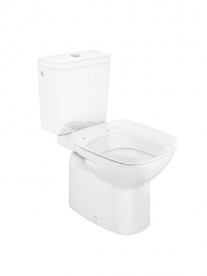 Унитаз напольный комбинированный Roca Debba с вертикальным выпуском керамика белый A342998000