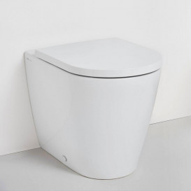 Унитаз напольный Laufen Kartell безободковый 37х56 см санитарная керамика белый H8233370000001