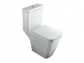 Унітаз підлоговий моноблок Hatria Erika Pro 34х62.5 см білий YXJ201