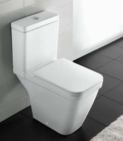 Унітаз підлоговий моноблок Hatria Erika Pro 34х62.5 см білий YXJ201