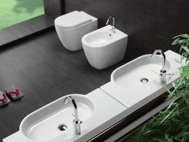 Унитаз напольный приставной Hatria Fusion 35.5х54 см белый YXVD01