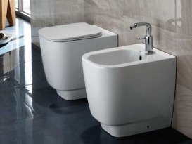 Унитаз напольный приставной Hatria Fusion 48 35х48 см белый YXZK01