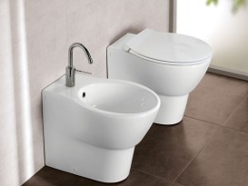 Унітаз підлоговий приставний Hatria Nido 36х55.5 см білий Y0QU01