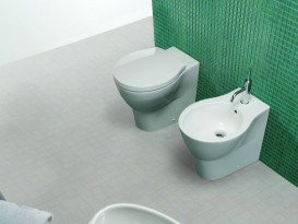 Унітаз підлоговий приставний Hatria Nido 36х55.5 см білий Y0QU01