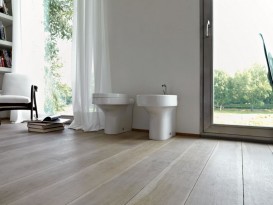 Унитаз напольный приставной Kerasan Cento без бачка и сиденья белый 351601