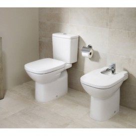 Унитаз напольный Roca Debba 35.5х65.5 см керамика белый c бачком и сиденьем Slim Soft Close A34S998000