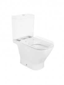 Унітаз підлоговий Roca GAP 65х36.5 см з горизонтальним випуском кераміка білий A342477000