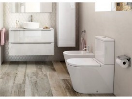 Чаша унитаза Roca Inspira Round 60х37 см с универсальным выпуском белый A342528000