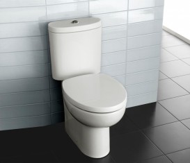 Унитаз моноблок напольный Hatria ERIKA PRO 67x37 см YXBQ01