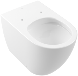 Унитаз напольный Villeroy & Boch Subway 3.0 37х59,5 см санитарная керамика CeramicPlus TwistFlush альпийский белый 4671T0R1