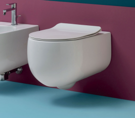 Унітаз підвісний Kerasan колекція Flo білий 311101 з кришкою Soft Сlose 319101