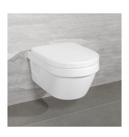 Унітаз підвісний укорочений Villeroy & Boch колекція Omnia Architectura з сидінням Soft Close 4687HR01