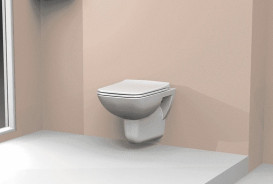 Унитаз подвесной Аквародос Duru 36,5х51,5 см с сиденьем Soft-Close фарфор белый АР000040676