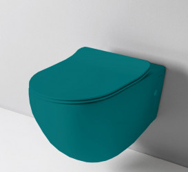 Унітаз підвісний ArtCeram File 2.0 безободковий 37х53 см кераміка зелений FLV004 43;00