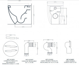 Унитаз напольный ArtCeram File 2.0 безободковый 37х53 см керамика белый матовый FLV005 05;30