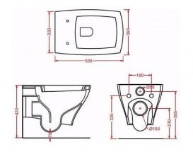 Унитаз подвесной ArtCeram JAZZ 36х53,5 см белый матовый JZV001 05;00