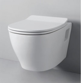 Унитаз подвесной ArtCeram Ten 36х52 см санфарфор белый глянцевый TEV003 01;00