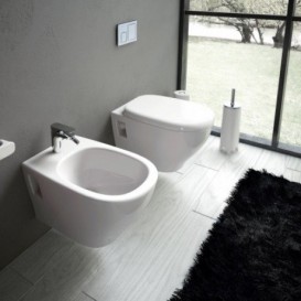 Унитаз подвесной ArtCeram Ten 36х52 см санфарфор белый глянцевый TEV003 01;00