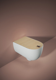 Унитаз подвесной ArtCeram The One безободковый 35х52 см керамика белый матовый THV001 05;00