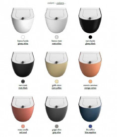 Унітаз підвісний ArtCeram The One безободковий 35х52 см коричневий кераміка THV001 39;00